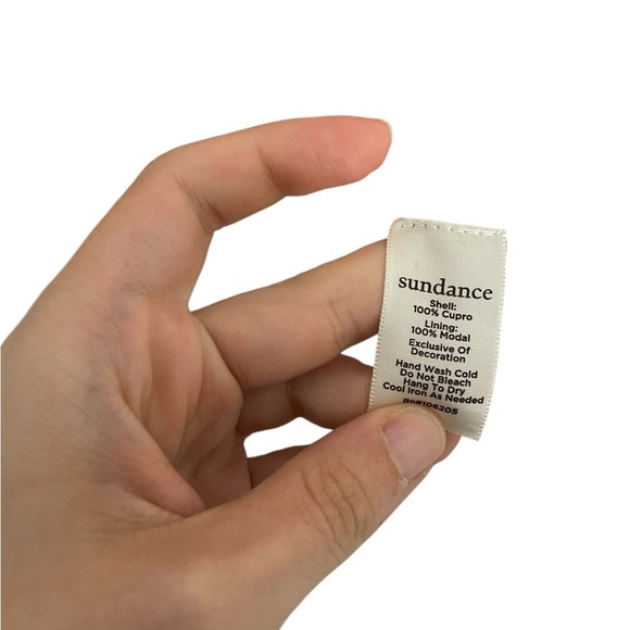 Sundance Pink Embroidered V-Neck Tie Dye Boho Dress Large - Picture 4 of 8